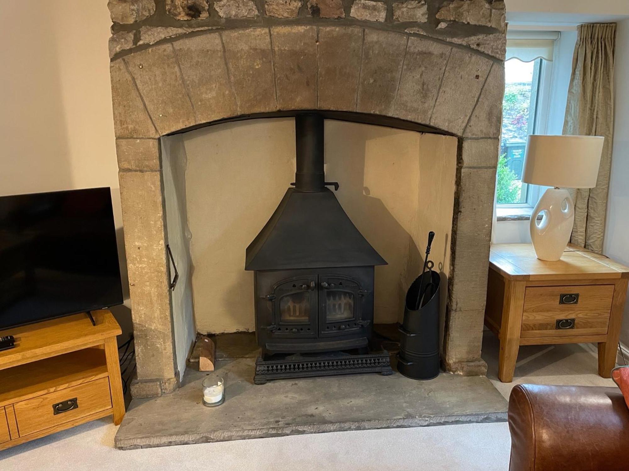 מלון גראסינגטון Ashfield House חדר תמונה The fireplace in the living room